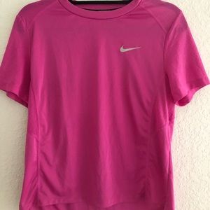 Pink Nike shirt